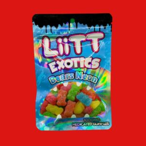 LiiTT Exotic Neon Bear Gummies 1000MG