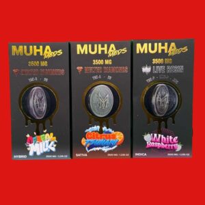 Muha Meds Live Resin X Melted Diamonds 3.5G Disposables